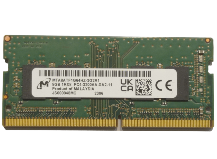 Pamięć RAM MTA8ATF1G64HZ-3G2R1 8 GB  DDR4 3200MHz MSI Thin GF63 12VE-264PL