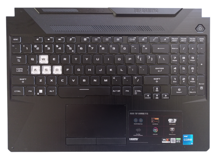 ASUS TUF Gaming F15 FX506H FX506 Palmrest Oryginalny