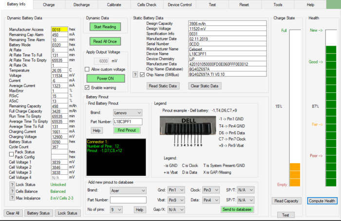 Lenovo Ideapad L340-17IRH Bateria L18C3PF1 - obrazek 3