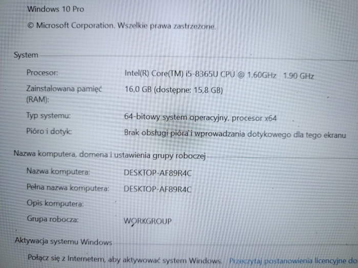 Lenovo Thinkpad T490 Płyta główna NM-B901 REV:1.0 FT490/FT590 - obrazek 3