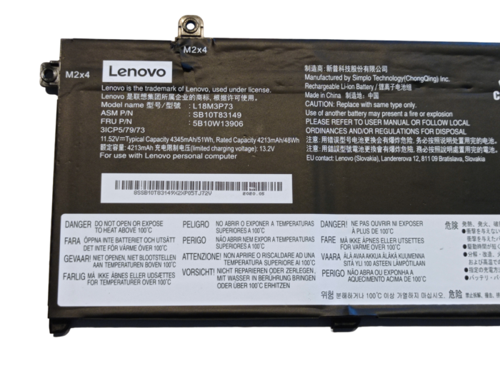 Lenovo Thinkpad T490 Bateria  L18M3P73 - obrazek 2