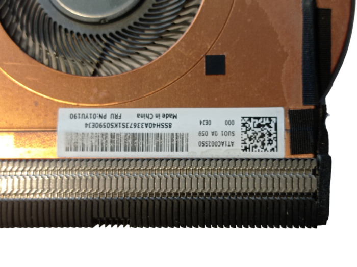 Lenovo Thinkpad T490 Radiator Chłodzenia - obrazek 3