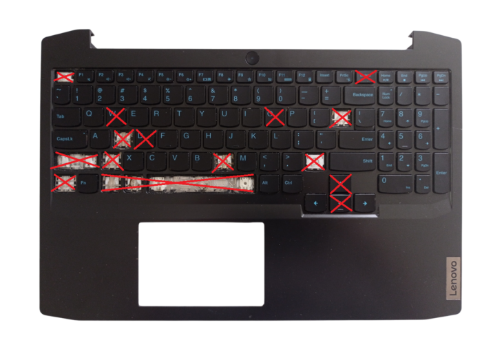 Lenovo Ideapad Gaming 3 15ARH05 Klawisz Klawiatury - obrazek 2