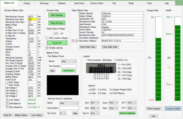 Lenovo Legion 5 17IMH05 Bateria L19C4PC2 - obrazek 3