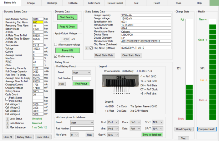 Lenovo Legion 5 15IMH05H Bateria sprawna L19C4PC0 - obrazek 4