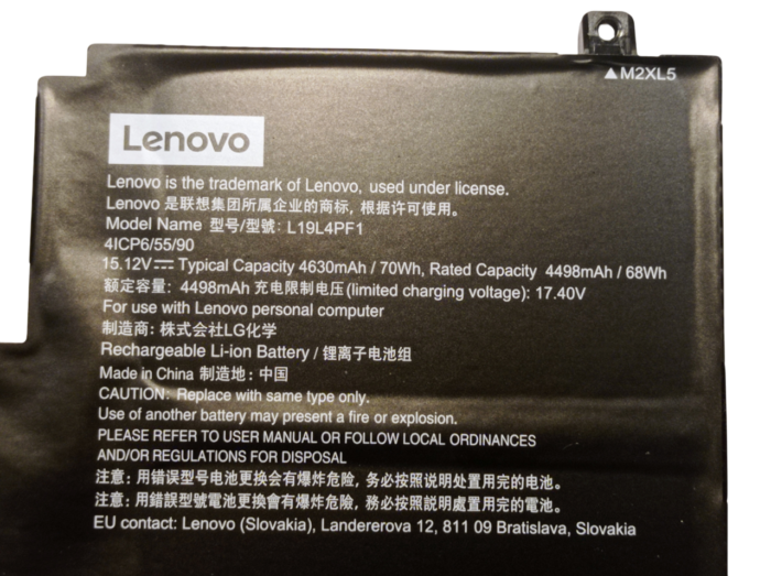 Lenovo Ideapad 5 15ARE05 Bateria sprawna L19L4PF1 - obrazek 3