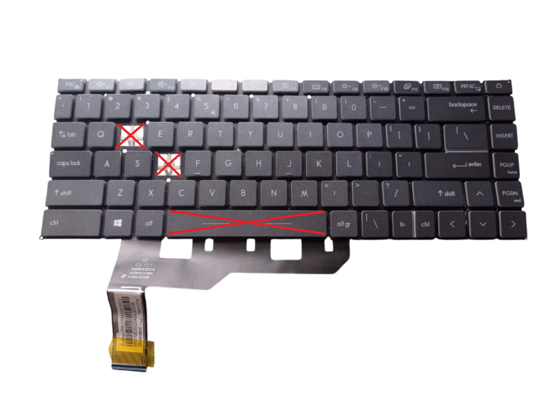 MSI Modern 15 A11M V194222CK2 UI Keyboard Key