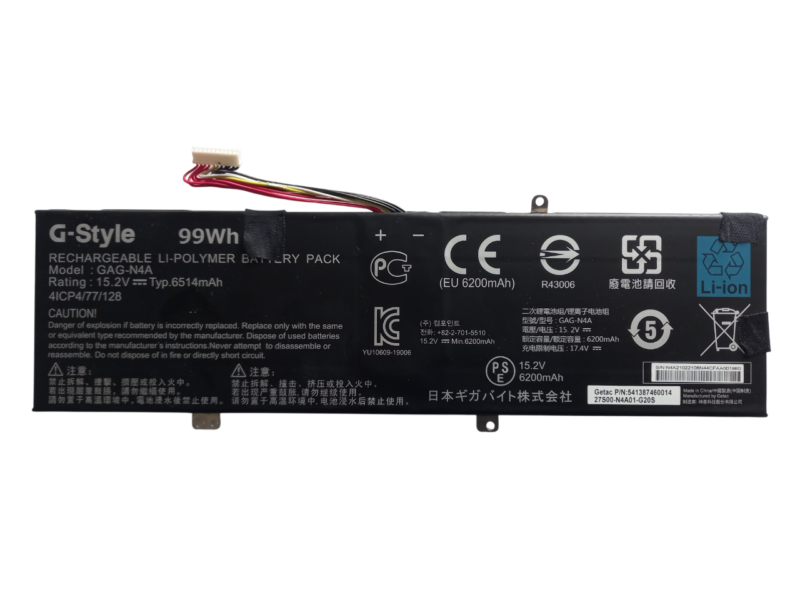 Gigabyte Aorus 15G 15P XC Bateria sprawna GAG-N4A