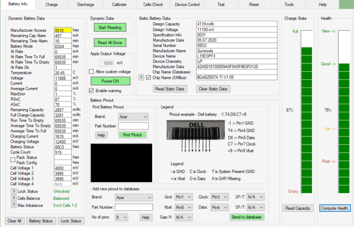 Lenovo Ideapad 5 15ARE05 Bateria sprawna L19D3PF3 - Image 3