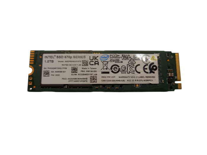 Dysk SSD Intel SSDPEKNU010TZ 1TB