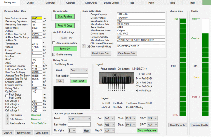 Lenovo Legion 5 15ARH05 Bateria sprawna L19C4PC0 - Image 3