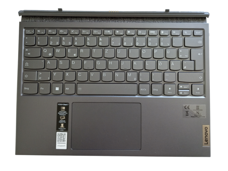 Lenovo Yoga Duet 7 13ITL6-LTE Klawiatura Lenovo Duet 7 BT
