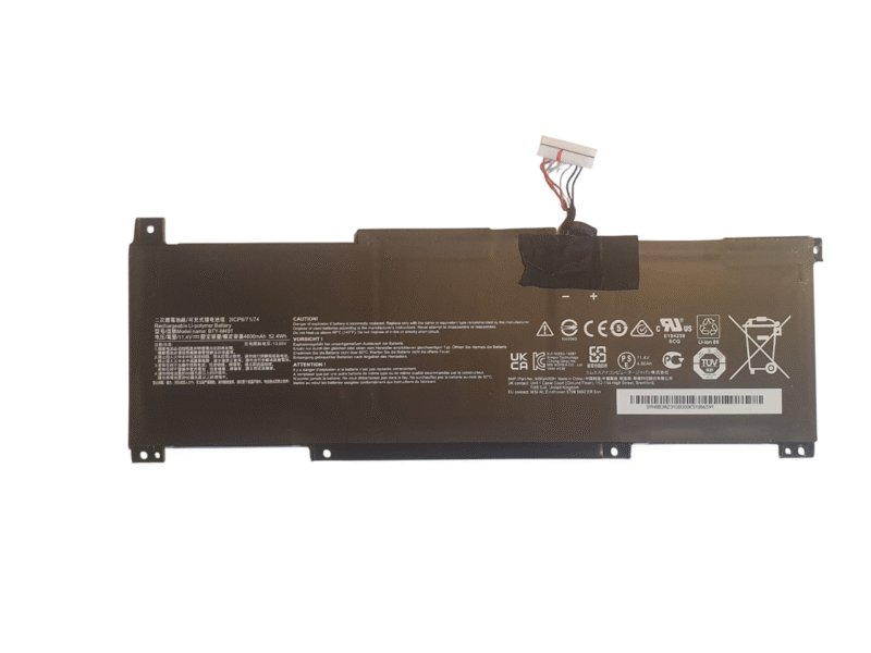 MSI Stealth 15M A11SDK Bateria uszkodzona BTY-M491