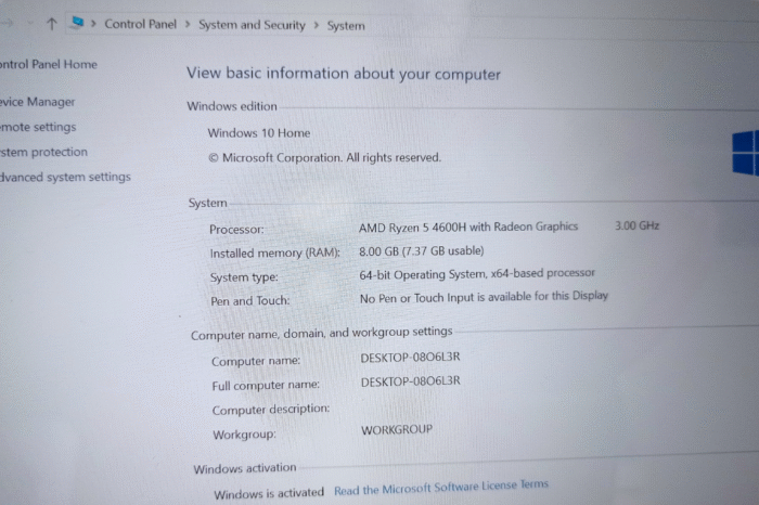 Huawei MateBook D 14 | KLVL-WDH9Q  |R5 4600H | 8 GB RAM | 512 GB SSD | Torba + ładowarka| - obrazek 9