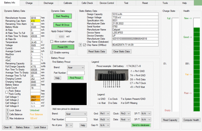 Lenovo Yoga Duet 7 13ITL6-LTE Bateria sprawna L20C4PE0 - Image 2