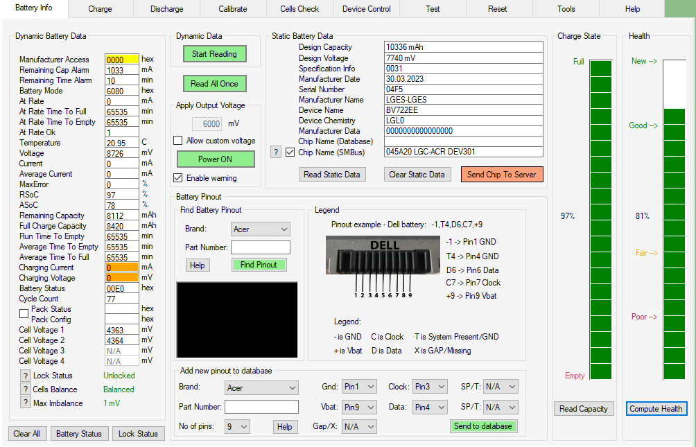 LG gram 16T90R-G.AA78G Bateria sprawna LBV7227E - obrazek 3