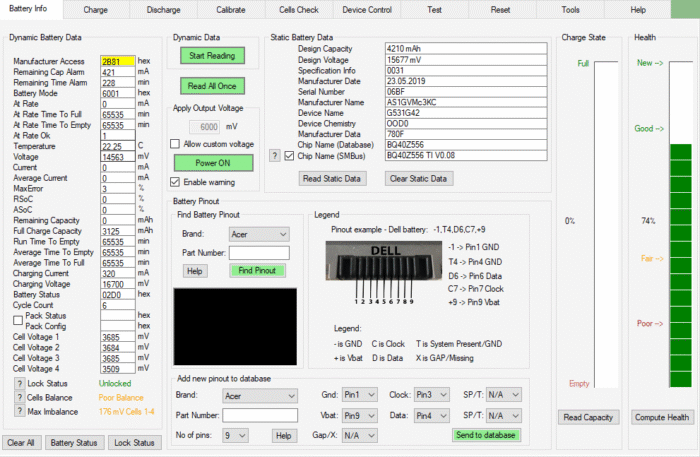 ASUS ROG Strix G531GU G531GU-AL001T Bateria uszkodzona C41N1731-2 - obrazek 3