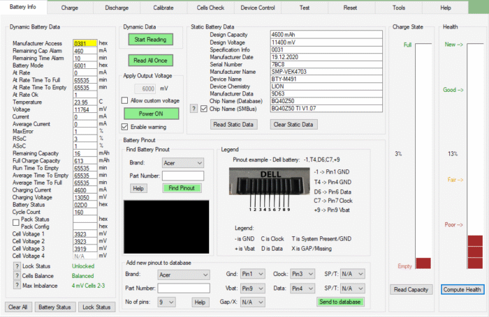 MSI Stealth 15M A11SDK Bateria uszkodzona BTY-M491 - obrazek 3