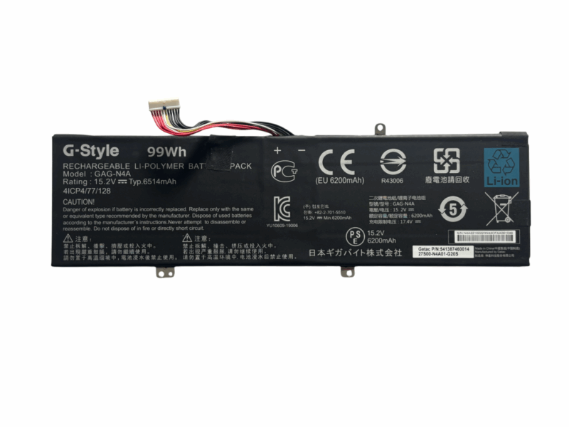 Gigabyte Aorus 5 SE4 RX5M Bateria sprawna GAG-N4A