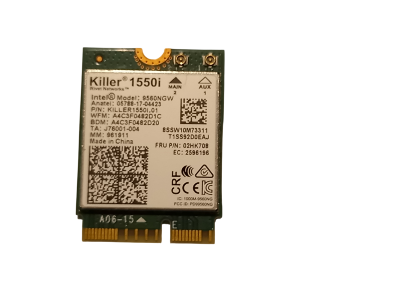 Acer Predator Helios 300 PH315-52-54QY Karta Wifi Karta Sieciowa